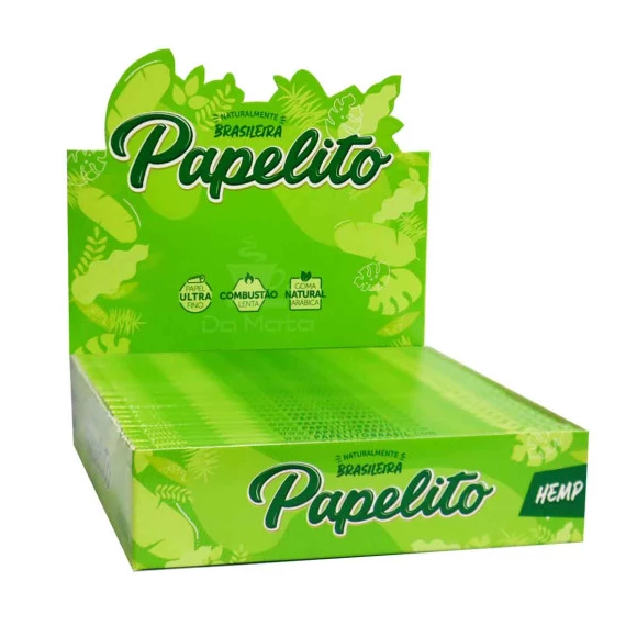 Caixa de Seda Papelito King Size Hemp