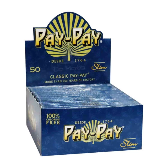Caixa de Seda Pay-Pay Blue King Size Slim