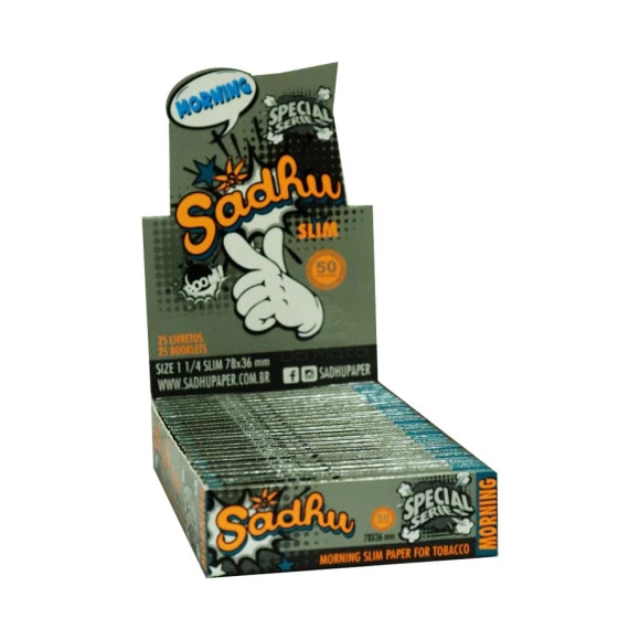 Caixa de Seda Sadhu Morning Slim 1 1/4