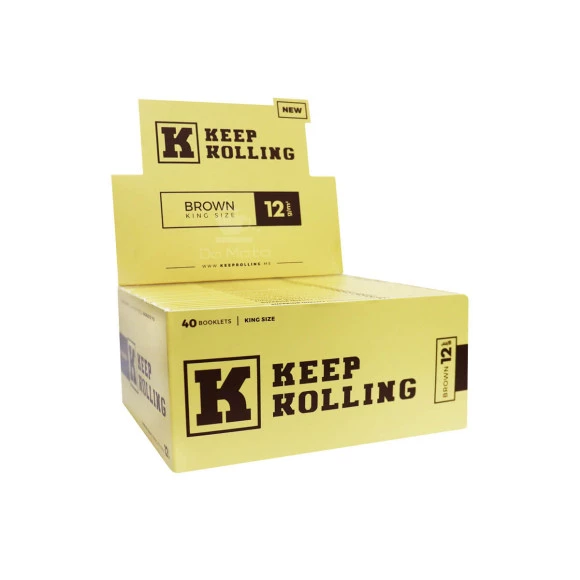 Caixa de Seda Keep Rolling Brown King Size