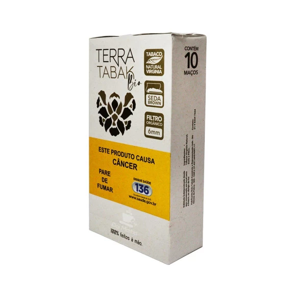 Caixa de Terra Tabak Bio Brown Enrolado