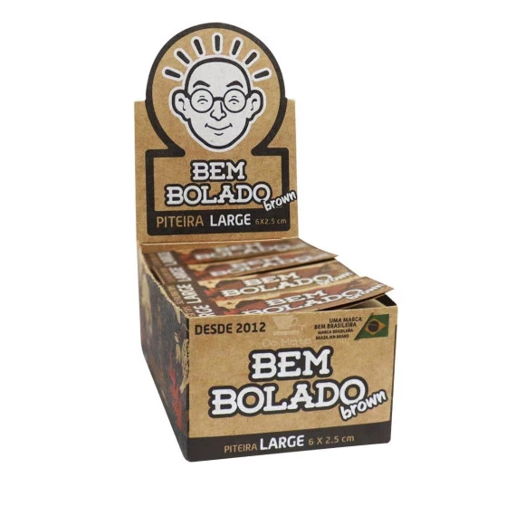 Caixa de Piteira Bem Bolado Large Brown