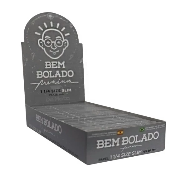 Caixa de seda bem bolado premium 1 1/4 slim