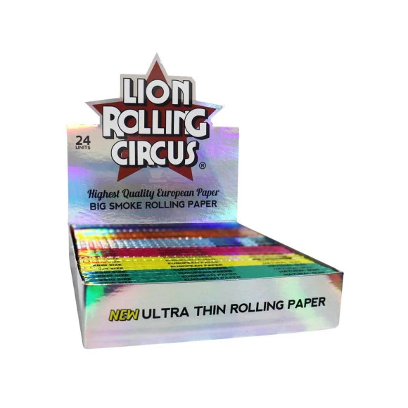 Caixa de Seda Lion King Size papel Europeu