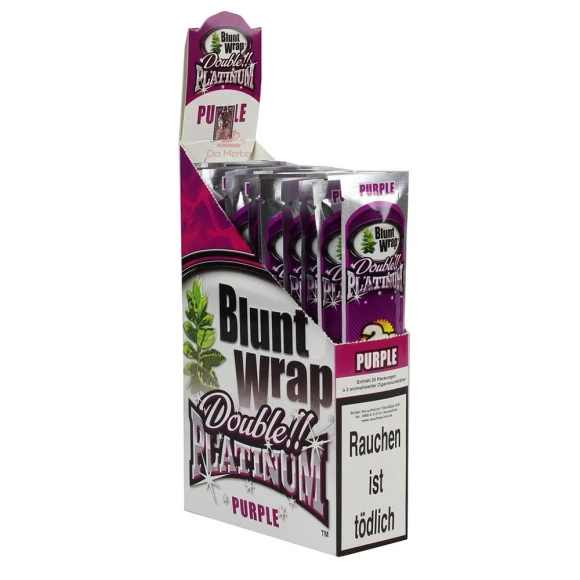 Caixa de Blunt Wrap Purple  - Double Platinum