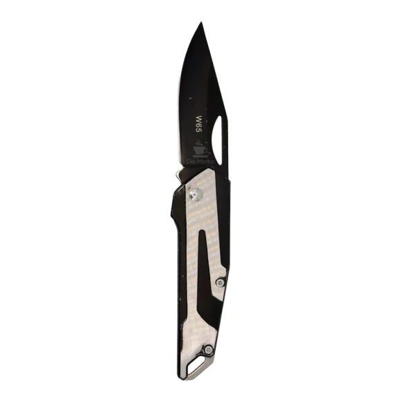 Canivete com Uma Lâmina W65 Black aberto