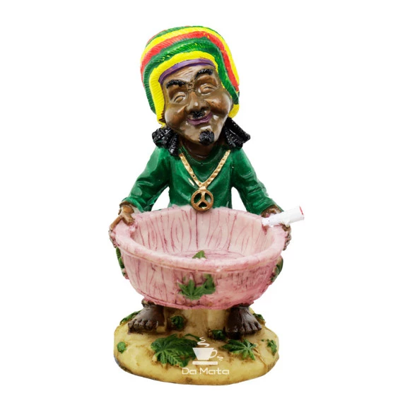 Cinzeiro de Resina Bob Marley de frente