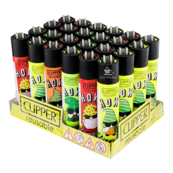 Caixa de Isqueiro Clipper How Lucky de lado 