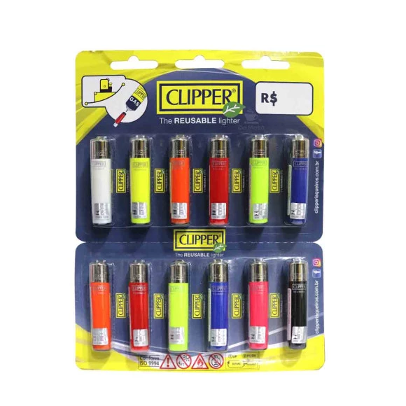 Cartela de Isqueiro Clipper pequeno