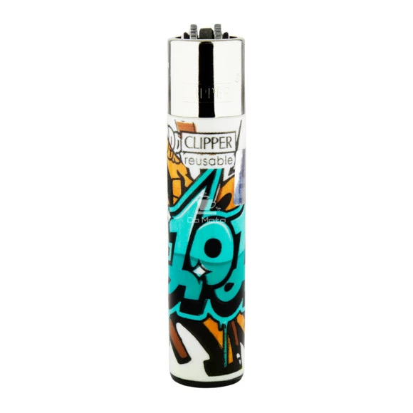 Isqueiro Clipper Cool Graf de frente tabacaria da mata 