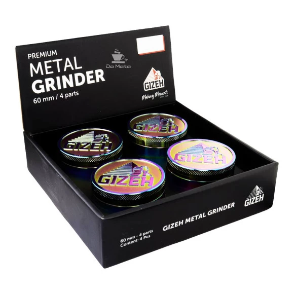 Caixa de Dichavador Gizeh Logo ICY 60mm de lado