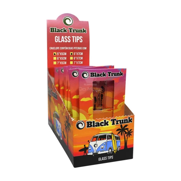 Caixa de Kits de piteiras 5mm de vidro Black Trunk 