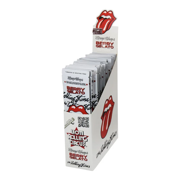 Caixa de Blunt Lion Rolling Circus Berry Gelato The Rolling Stones