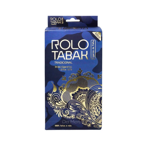Caixa de Cigarro de Palha c/ Filtro Rolo Tabak