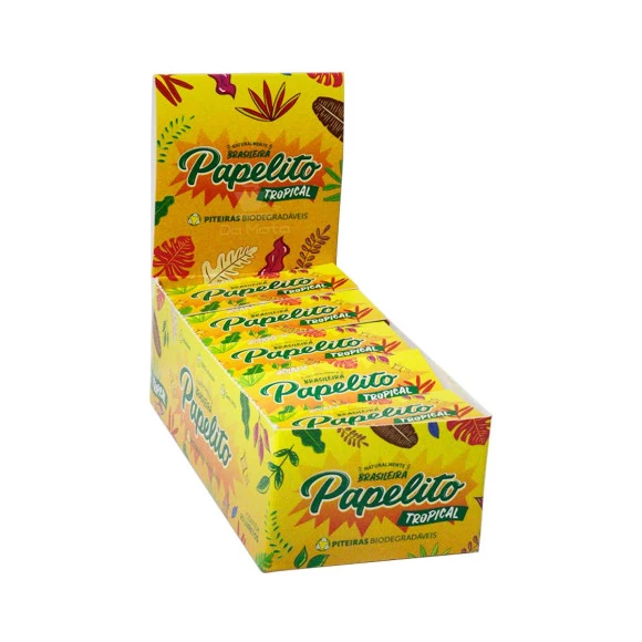 Caixa de Piteira Papelito Tropical Tradicional