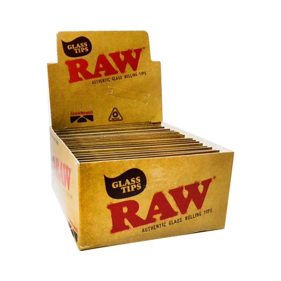 Caixa de Piteira de Vidro Raw Redonda