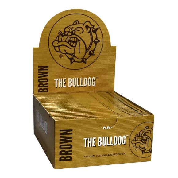 Caixa de Seda The Bulldog Brown King Size Slim