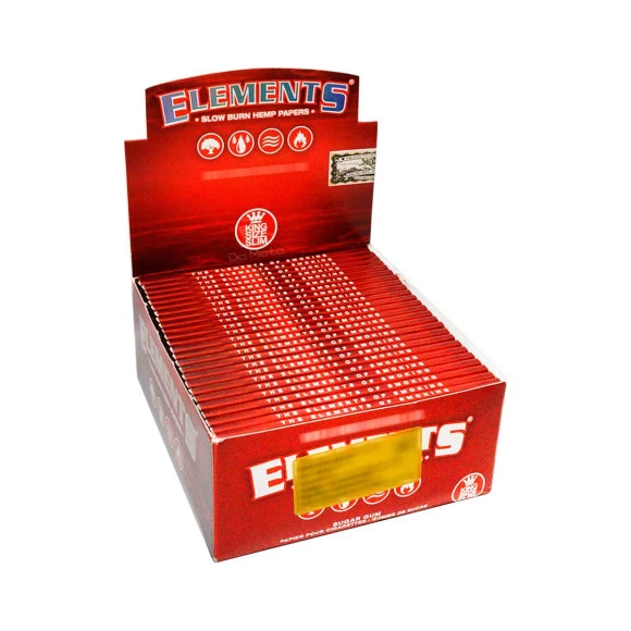 Caicxa de Seda Elements King Size Red