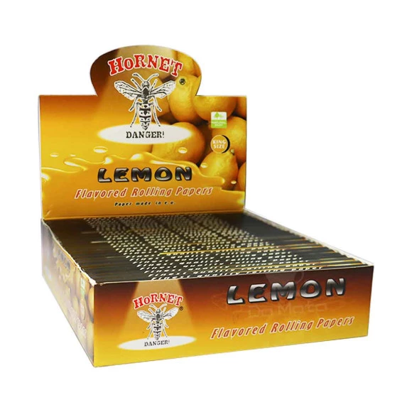 Caixa de Seda Hornet Limão siciliano King Size
