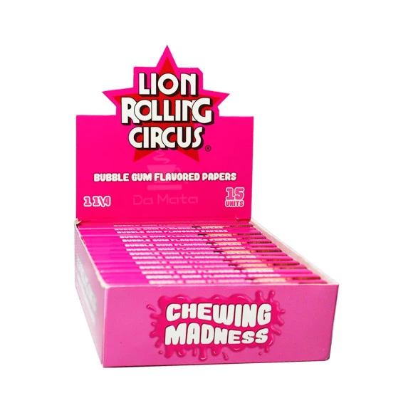 Caixa de Seda Chewing Madness Lion Rolling Circus 1 1/4 