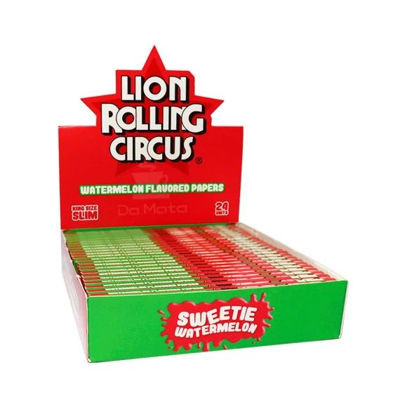 Caixa de Seda de Watermelon Lion Rolling Circus King Size