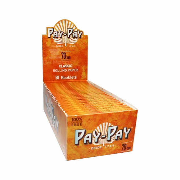 Caixa De Seda Pay-pay Orange 70mm