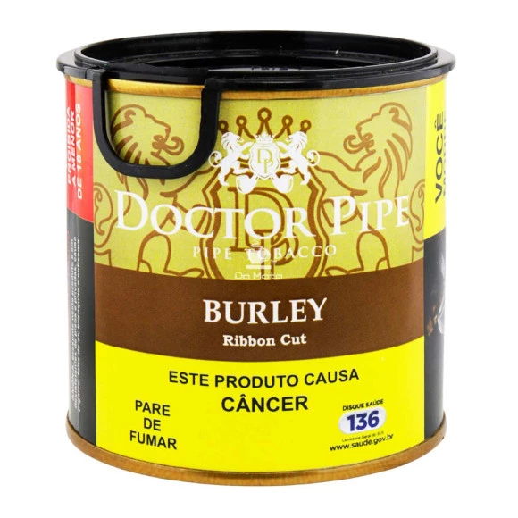 Lata de Doctor Pipe Strong Burley Flake 50g de frente