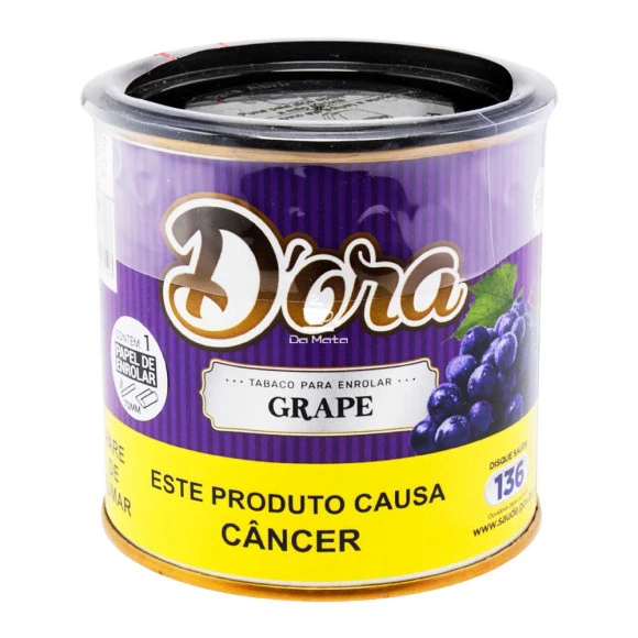 Lata de D'ora Grape 50g de frente
