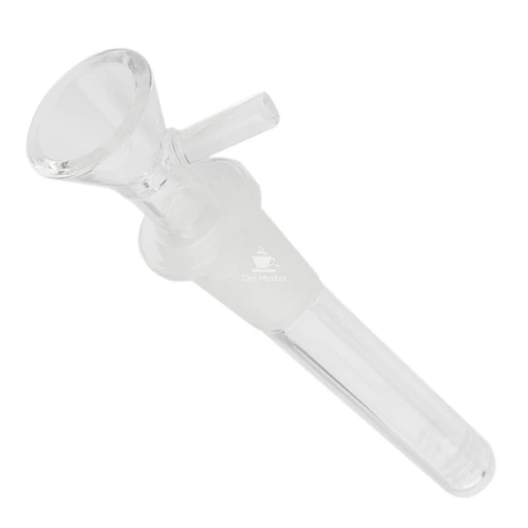 Tubo Downstem de Vidro de lado