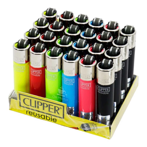 Caixa de Mini Isqueiro Clipper Colors 