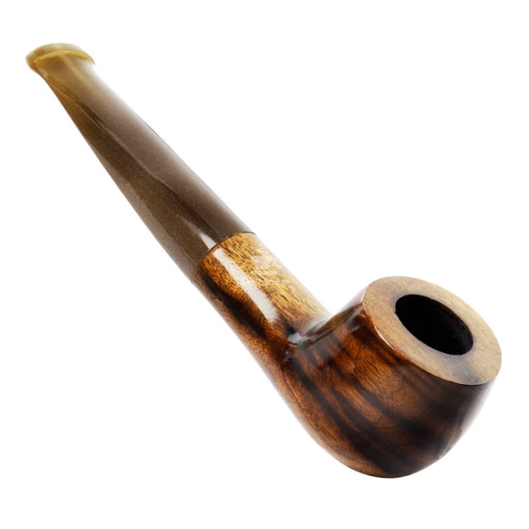 Cachimbo Elite II Reto C/ Piteira de Acrílico Pequeno de frente