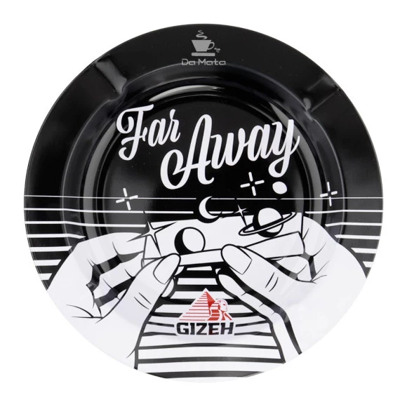 Cinzeiro Gizeh Metal Far Away de frente