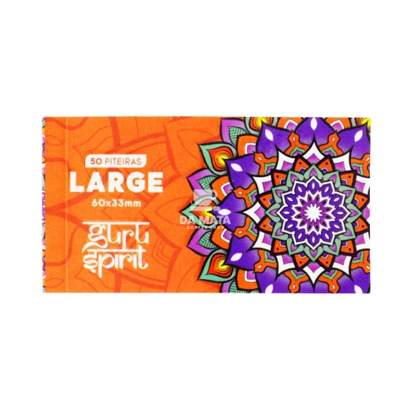 Piteira Guru Spirit Large Branca de frente tabacaria da mata