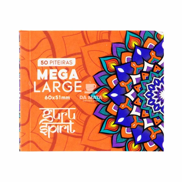 Piteira Guru Spirit Mega Large Branca de frente tabacaria da mata