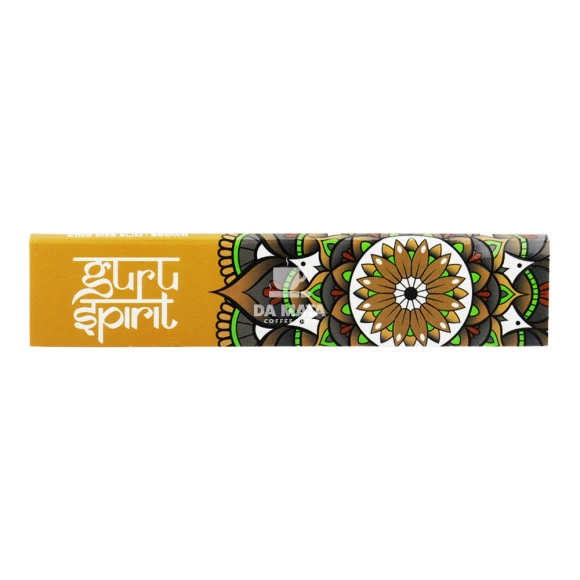 Seda Guru Spirit  King Size Brown Slim de frente tabacaria da mata