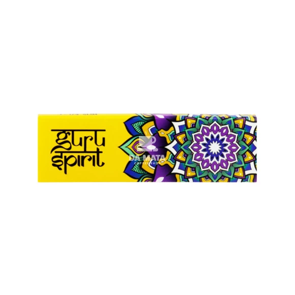 Seda Guru Spirit 1 1/4 Slim de frente tabacaria da mata 