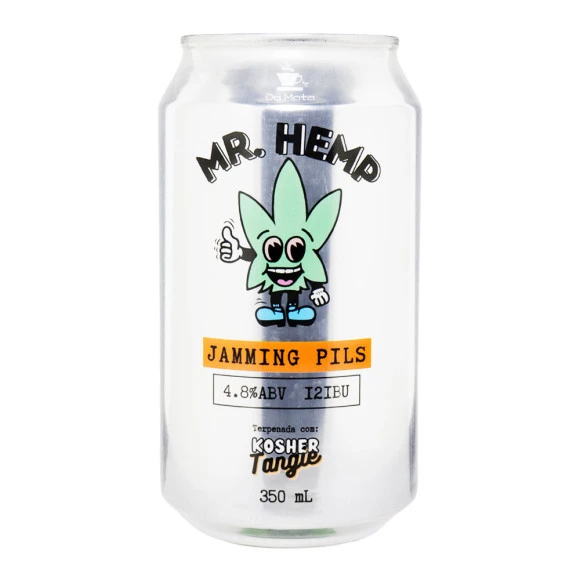 Cerveja Mr. Hemp Jamming Pils 350ml de frente