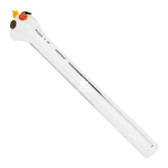 Piteira de Vidro Hippie Bong Chicken 6mm de lado tabacaria da mata
