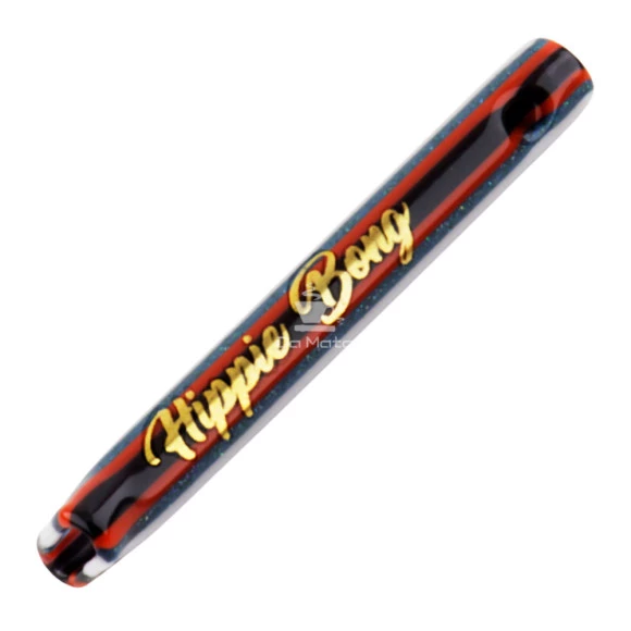 Piteira de Vidro Hippie Bong Vac-Stack 6mm c/ 4,5cm de frente tabacaria da mata 