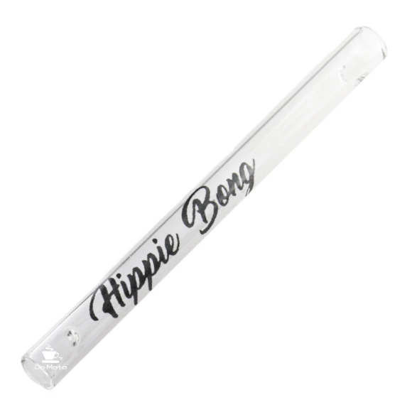 Piteira de Vidro Hippie Bong 5mm DE FRENTE