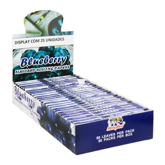 Caixa de Seda Honeybee Blueberry 1 1/4 de lado