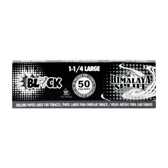 Seda Himalaya Spliff 1 1/4 Color Black de frente