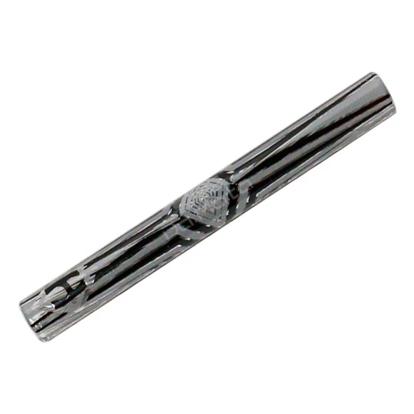 Piteira de Vidro Holder Full Print 6mm Black de frente tabacaria da mata
