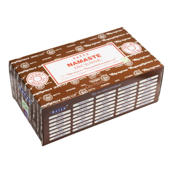 Caixa de Incenso Satya Namaste