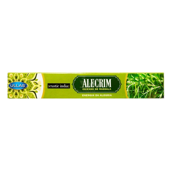 Incenso Massala Ullas Alecrim