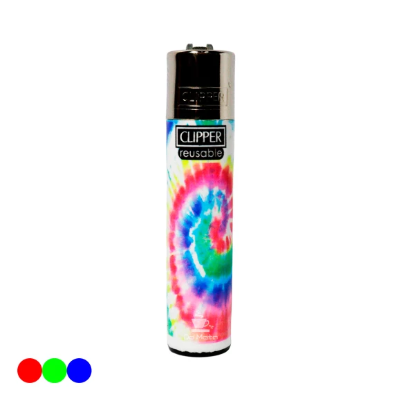Isqueiro Clipper Hippie Moments 1 Edição para colecionador branco