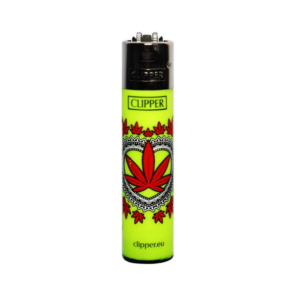 Isqueiro Clipper Leaves Green