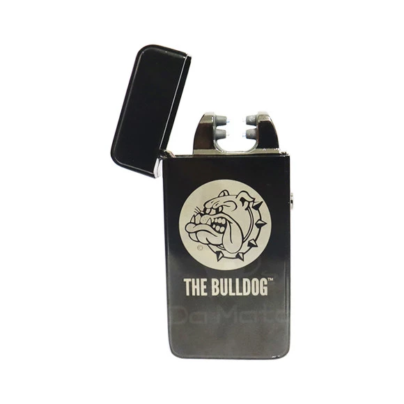 Isqueiro de Plasma The Bulldog Preto Titanium