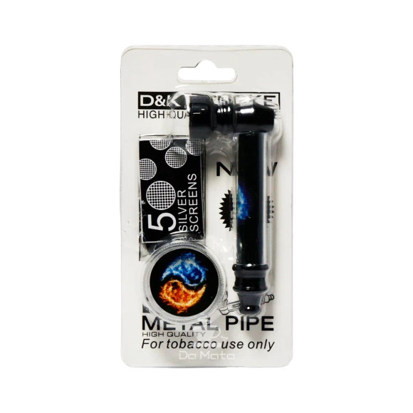 Pipe de Plástico com 1 Dichavador e 5 Redes Metálicas