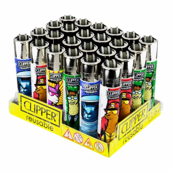 Caixa de Isqueiro Clipper Llama Work tabacaria da mata 